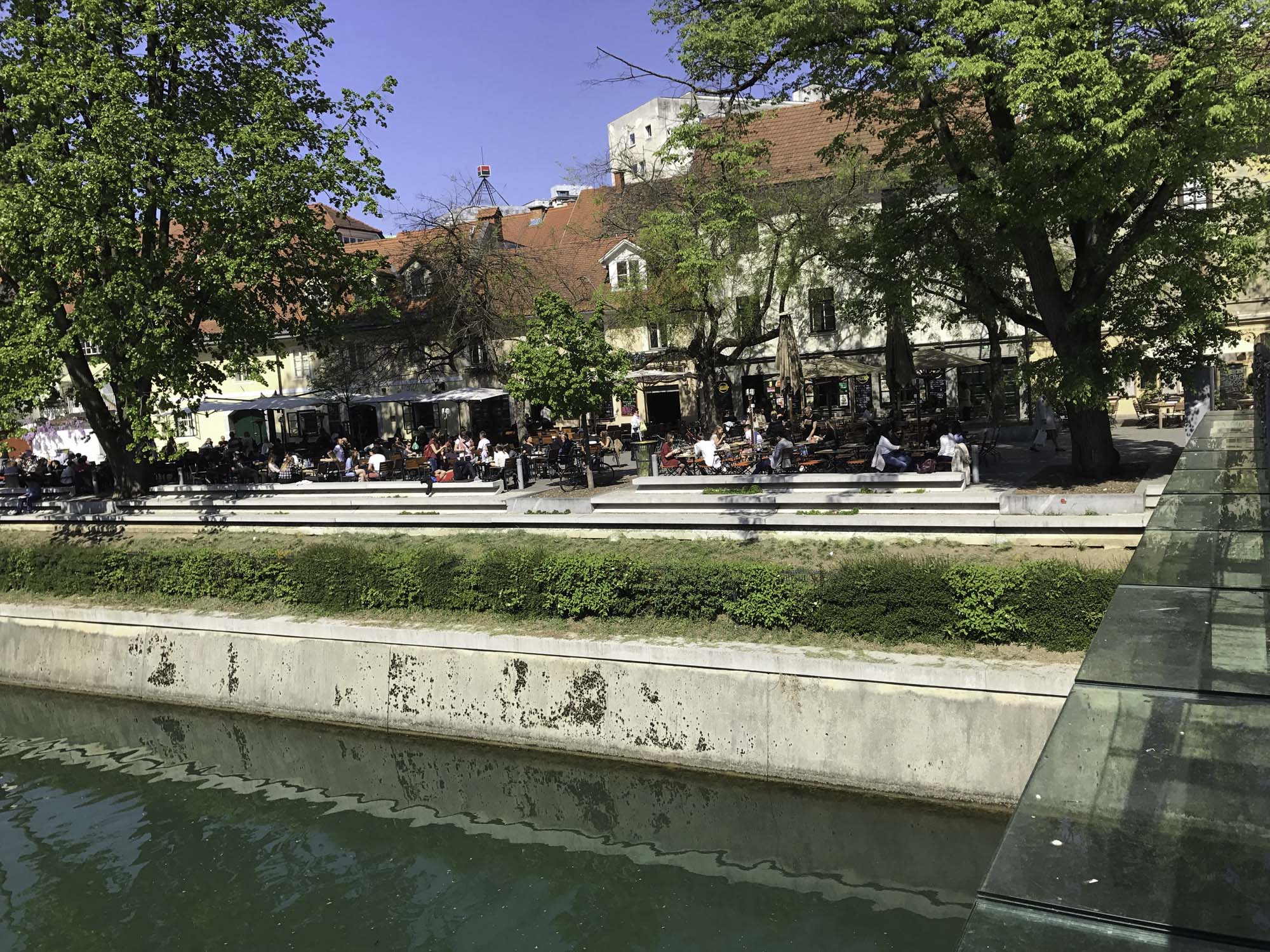 'Cafés an der Ljubljanica