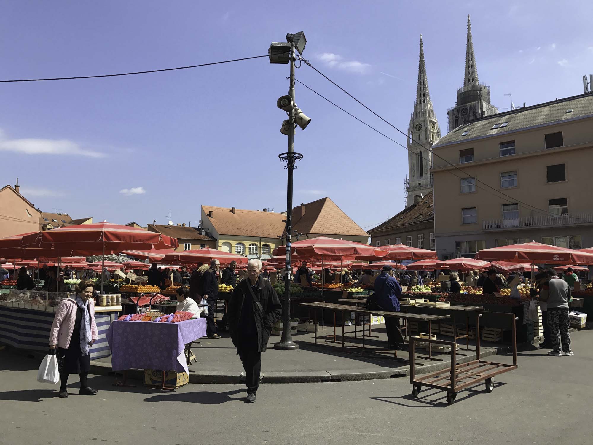 Markt von Zagreb